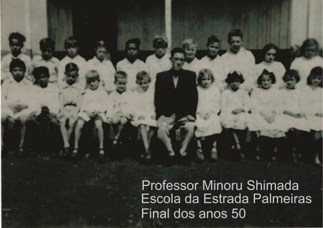 4 Professor Minoru Shimada Escola Da Estrada Palmeiras Final Dos Anos 50